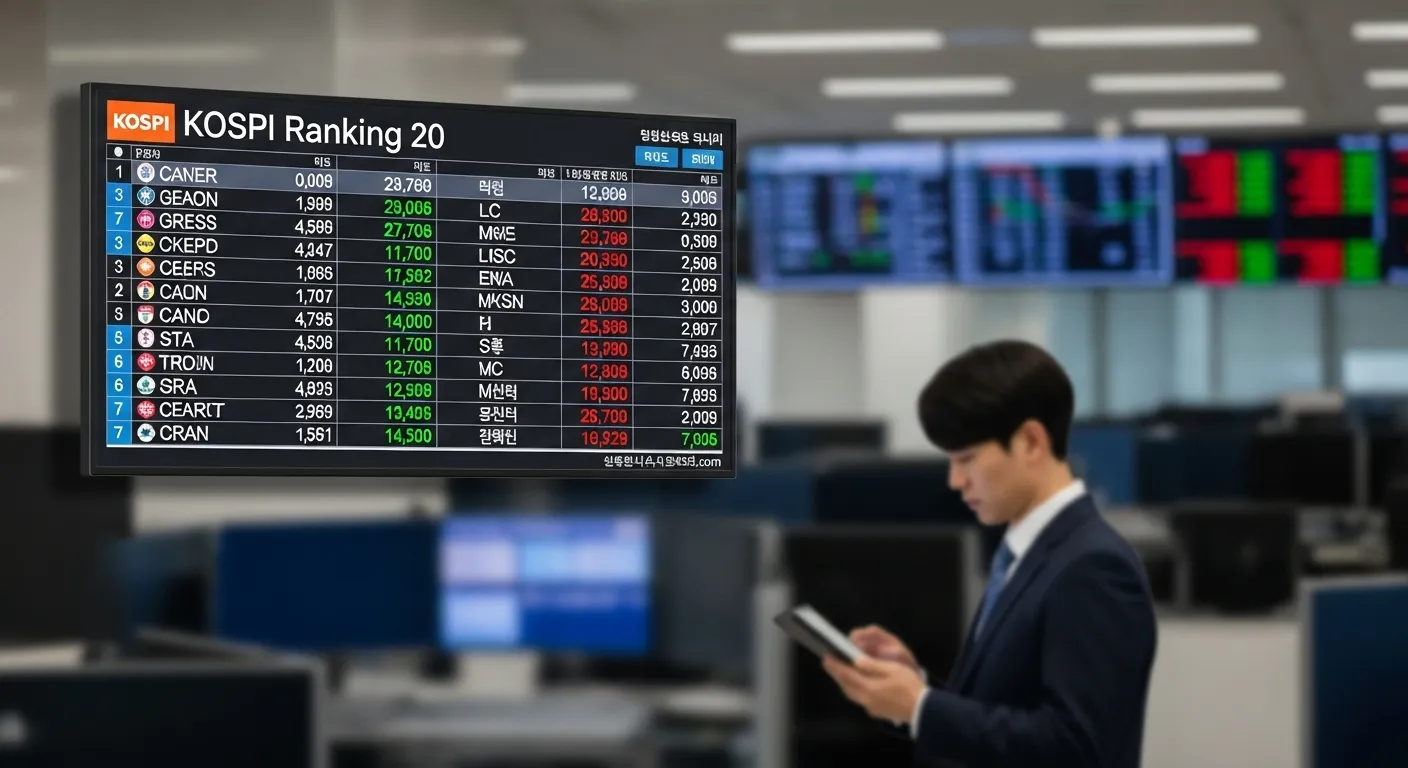 코스피 순위 20